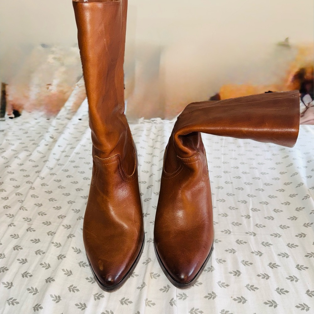 Brown Leather Women's Boots